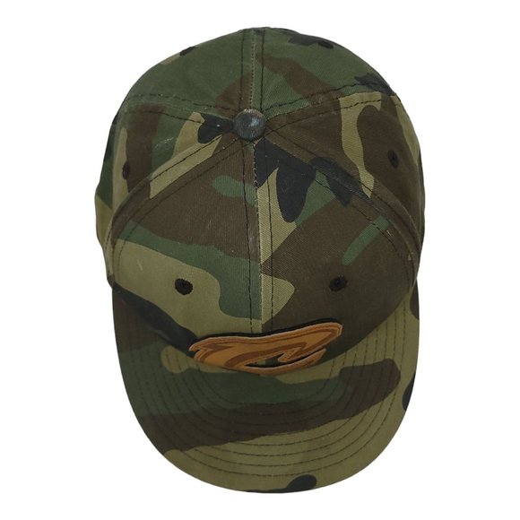 New Era 9Fifty Cleveland Cavaliers Camo Snapback Cap Trucker Basketball NBA Hat - Picture 10 of 12